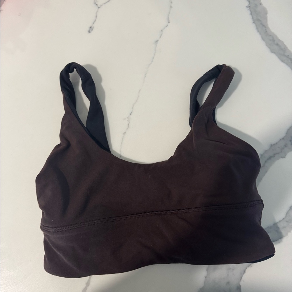 Women's Brown lululemon reversible bra